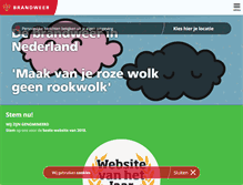 Tablet Screenshot of brandweer.nl